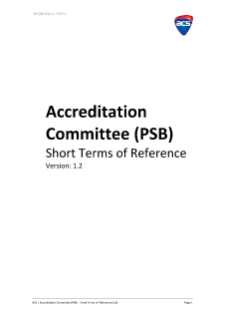 Accreditation Committee (PSB)