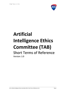 Artificial Intelligence Ethics Committee (TAB)