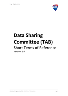 Data Sharing Committee (TAB)