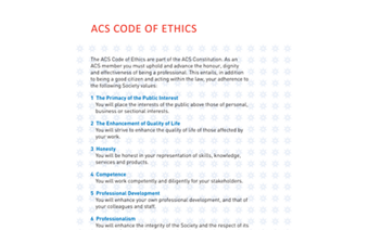 ACS Code Of Ethics