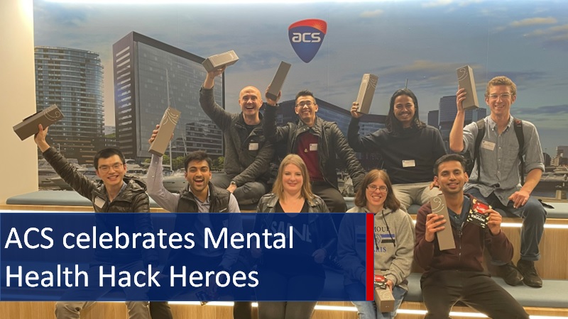 Media release - ACS celebrates Mental Health Hack Heroes